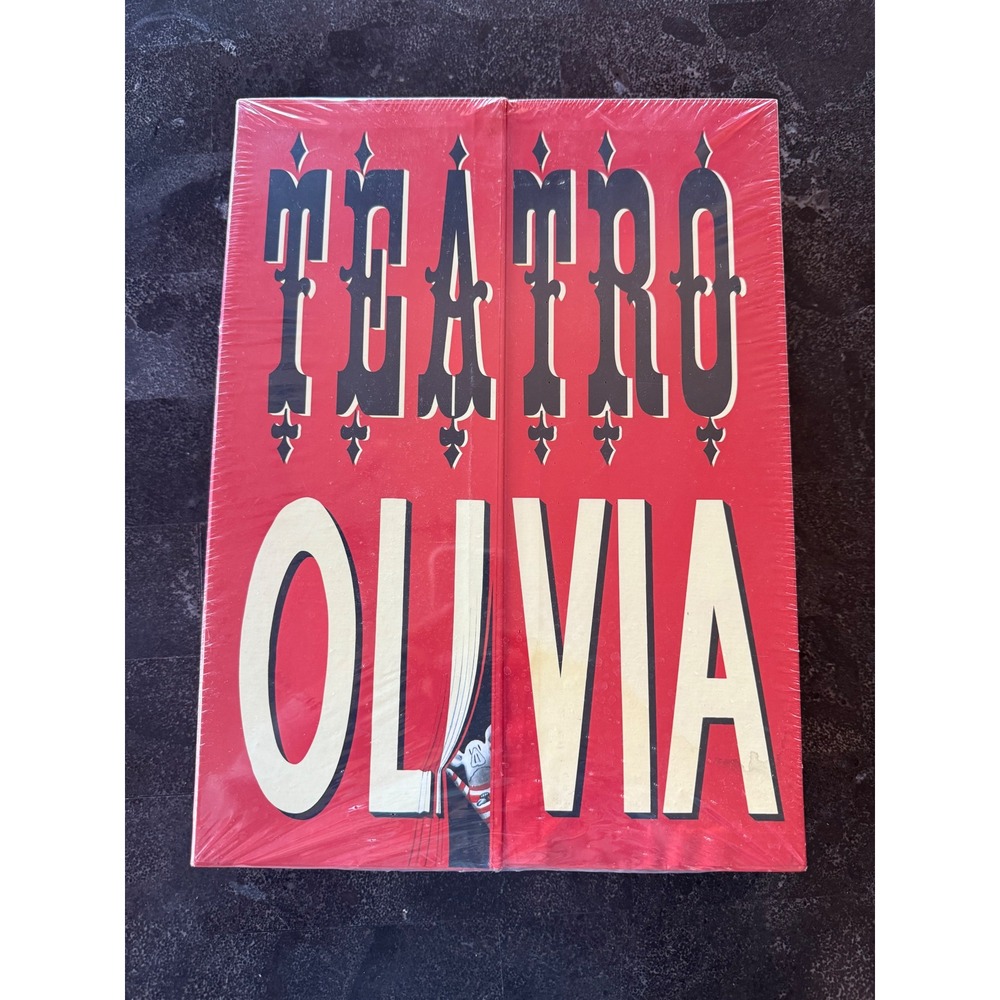 Vtg Teatro Olivia Sealed New Ian Falconer 2004 Fold-Out Puppet Theater Play Set‎